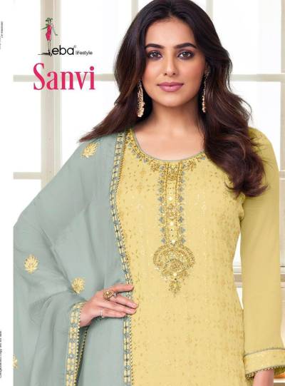 Sanvi By Eba Designer Partywear Salwar Kameez Collection